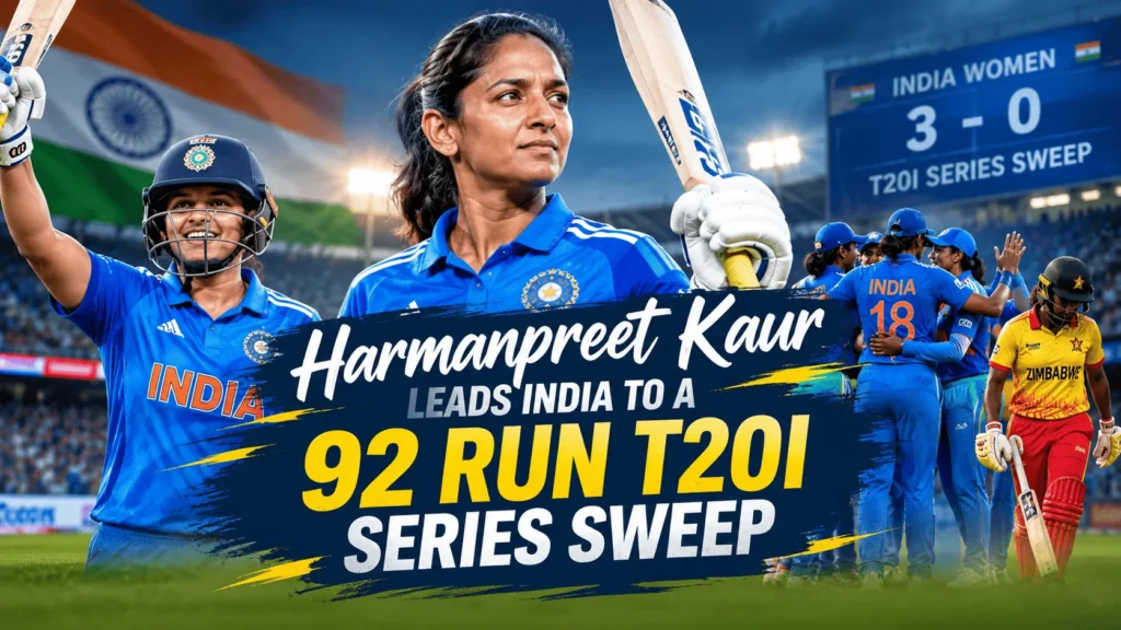 Indian Women’s Cricket Series Sweep by harmanpreet kaur