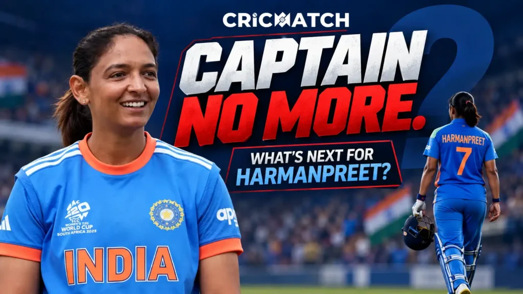 Harmanpreet Kaur steps down as India captain